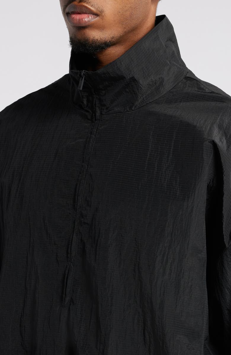 Fear of God Essentials Gender Inclusive Ripstop Nylon Half Zip Pullover, Alternate, color, 