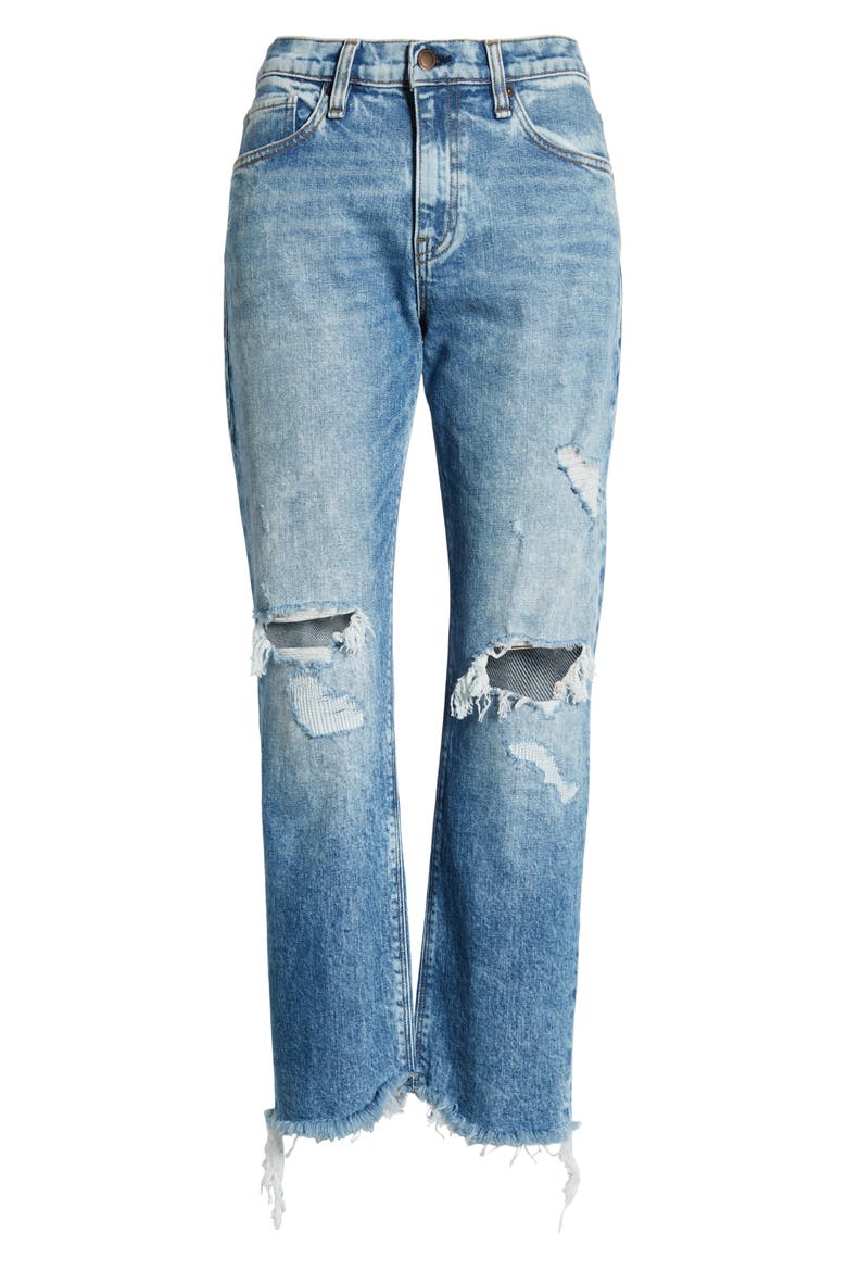 Jessi Ripped Ankle Boyfriend Jeans, Alternate, color, ITS OVER