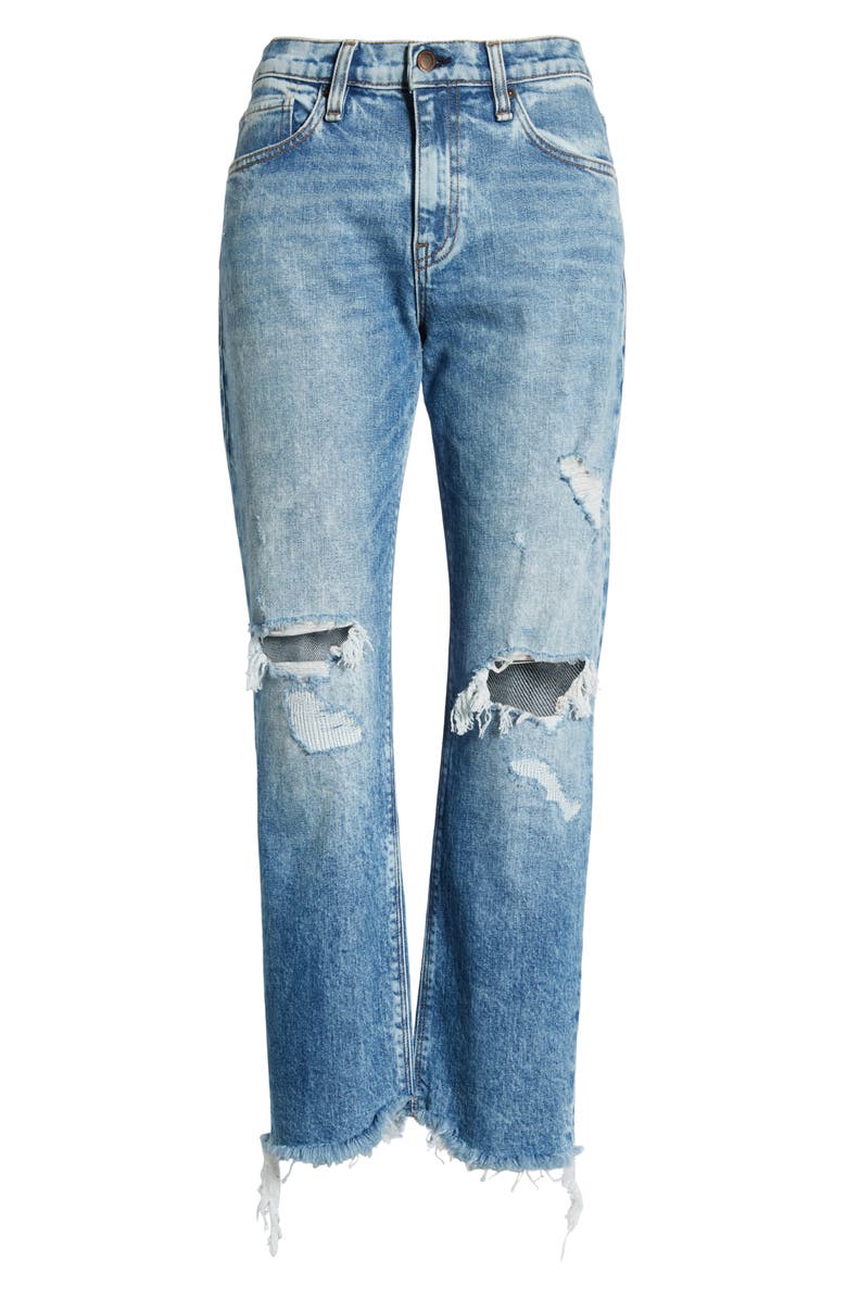 Hudson Jeans Jessi Ripped Ankle Boyfriend Jeans, Alternate, color, 