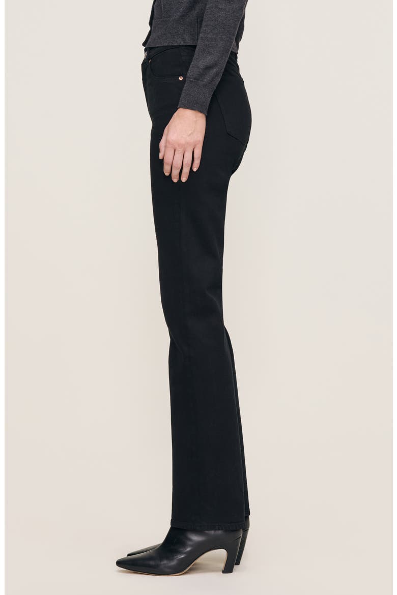 Patti Straight High Rise Jeans, Alternate, color, BLACK