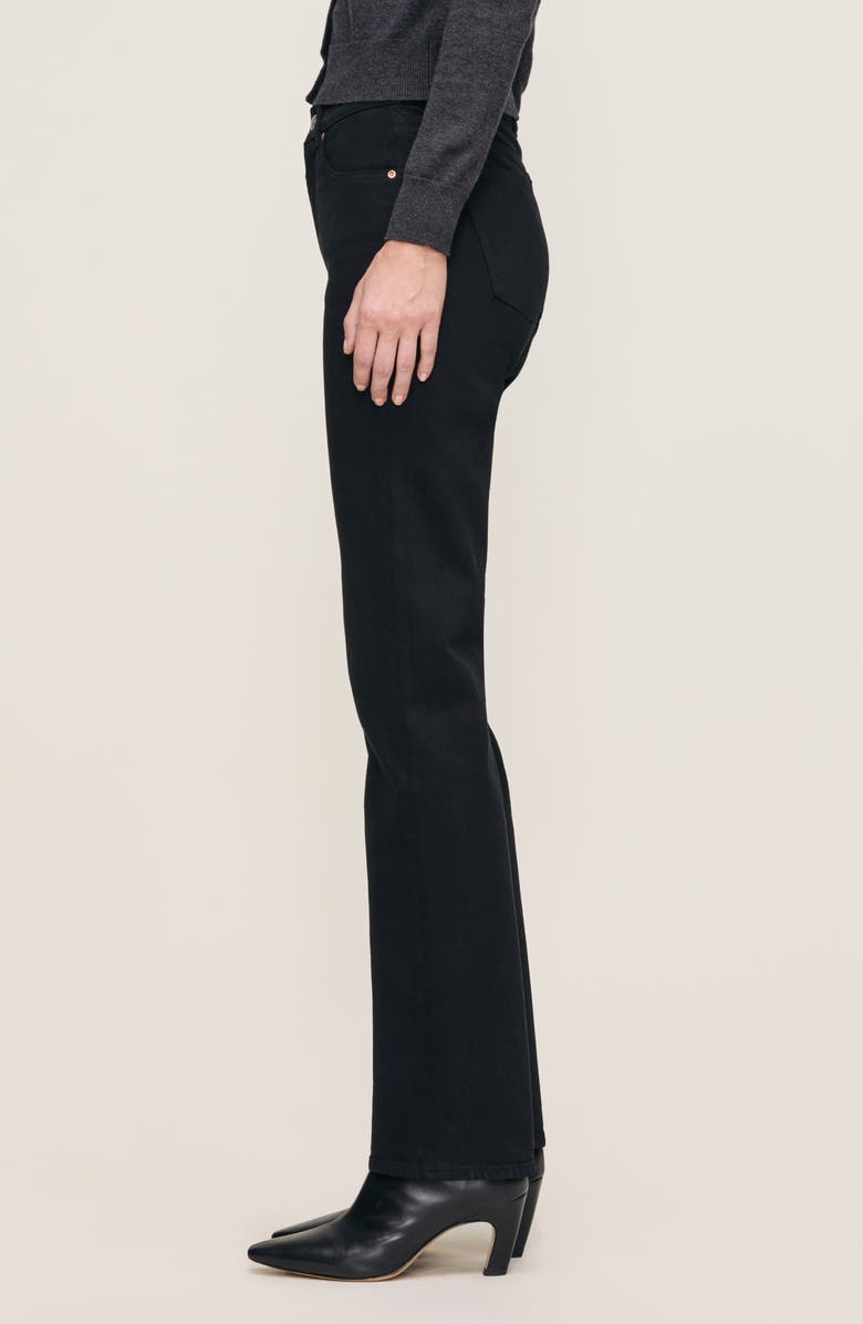 DL1961 Patti Straight High Rise Jeans, Alternate, color, Black