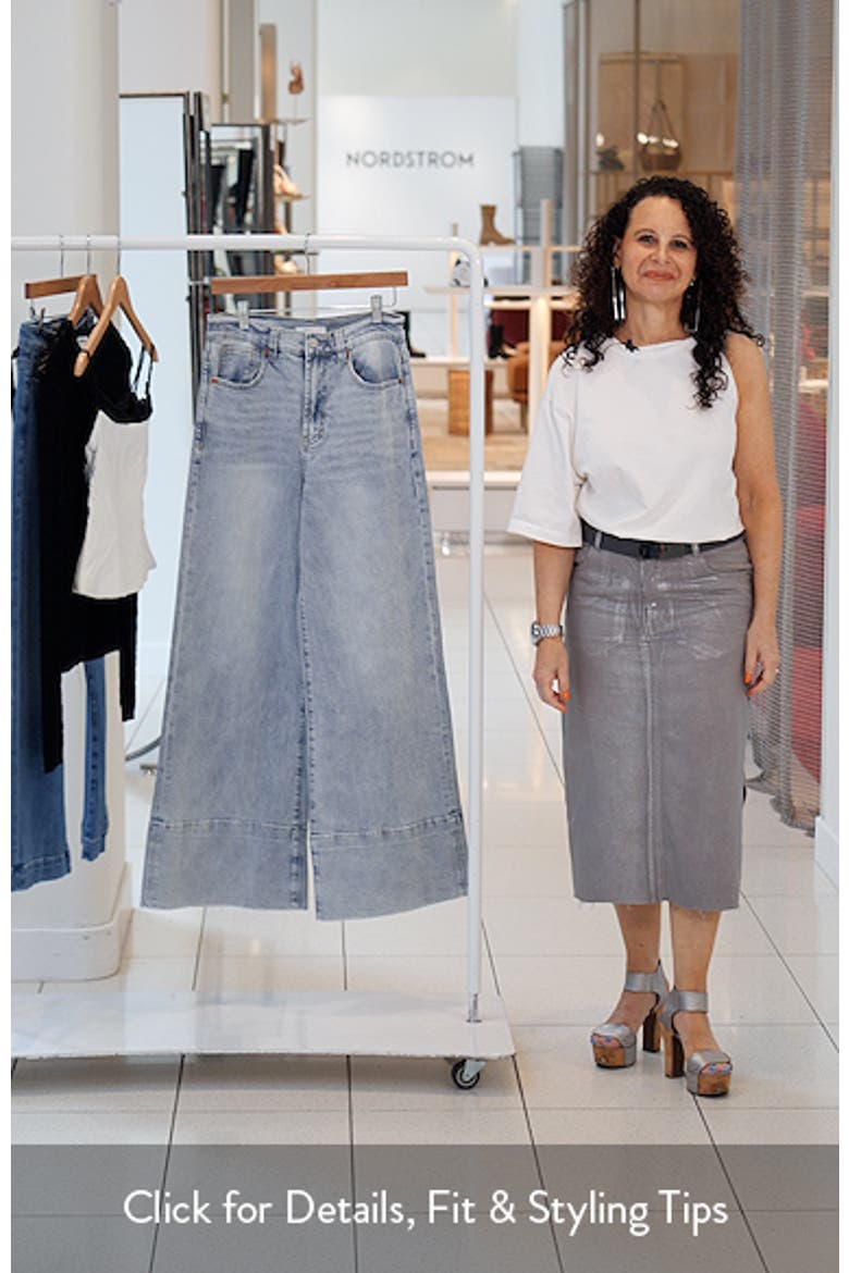 Emerson High Waist Relaxed Flare Jeans video