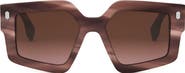 Fendi Roma 52mm Square Sunglasses