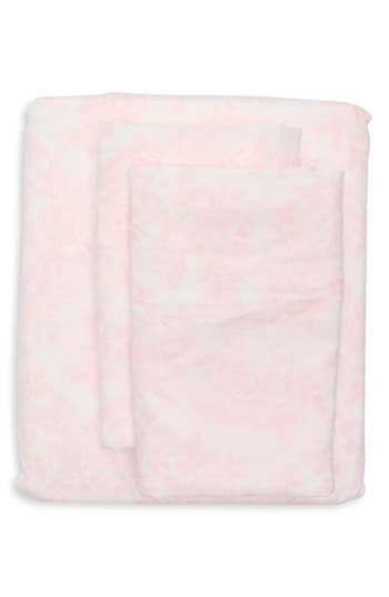 Maison Des Fleurs Floral Microfiber Sheet Set In Pink