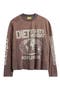 Worldwide Long Sleeve Cotton Graphic T-Shirt