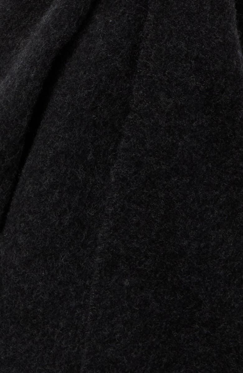 TOTEME Classic Wide Virgin Wool Scarf, Alternate, color, Dark Grey Melange