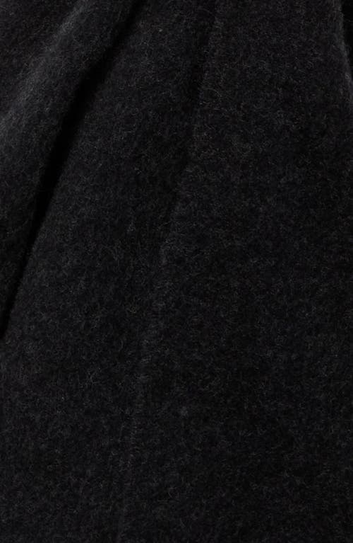 Totême Toteme Classic Wide Virgin Wool Scarf In Dark Grey Melange
