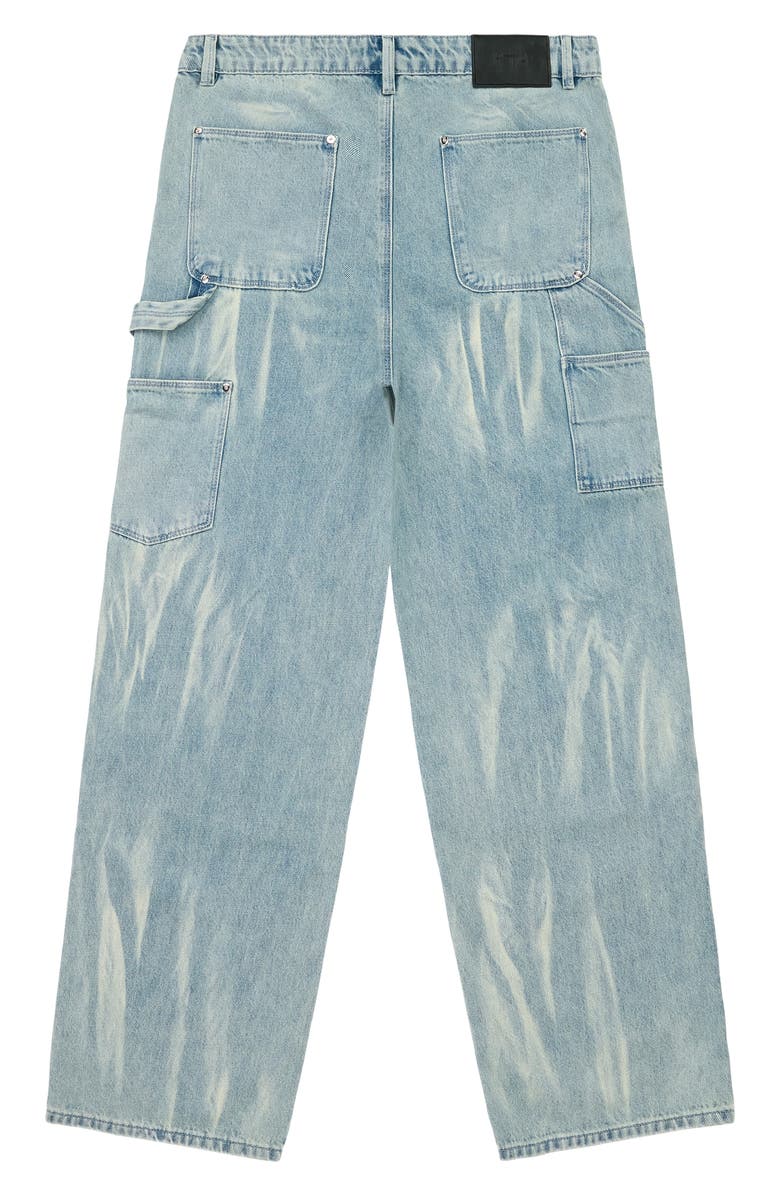 RtA Santiago Straight Leg Carpenter Jeans, Alternate, color, Sky Vein