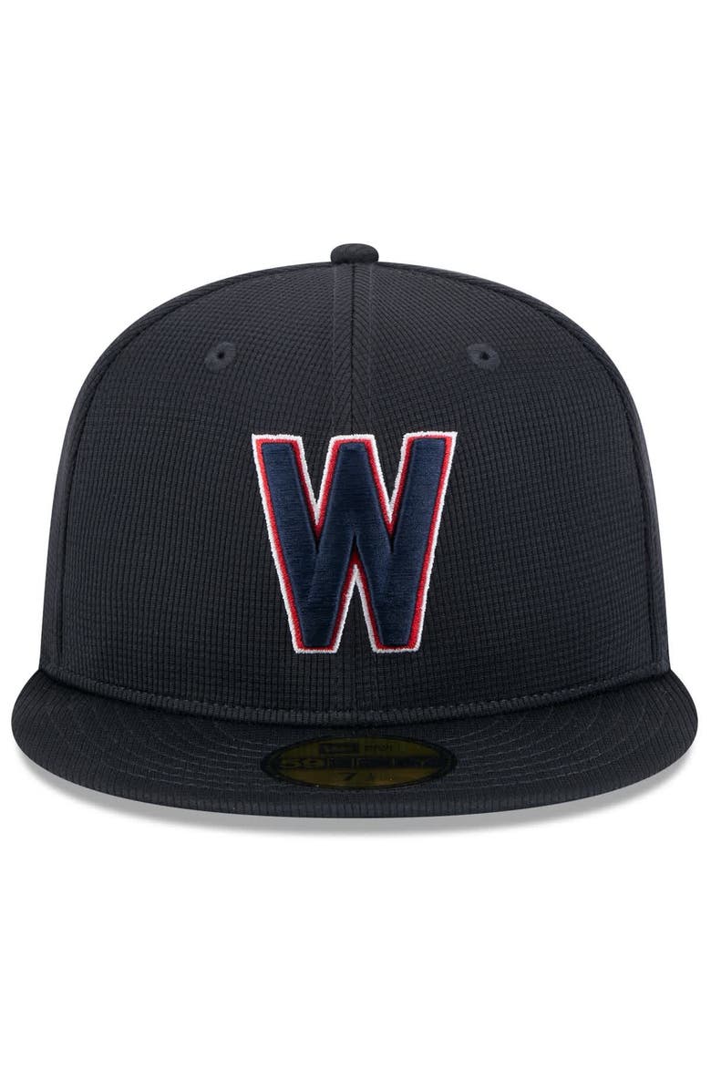 New Era Men's New Era  Navy Washington Nationals 2025 Spring Training 59FIFTY Fitted Hat, Alternate, color, 