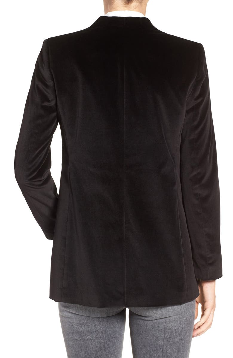 Madewell Lauren Velvet Blazer, Alternate, color, 