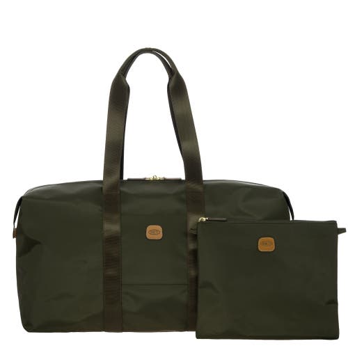 Bric's X-travel 22'' Folding Duffle In Green