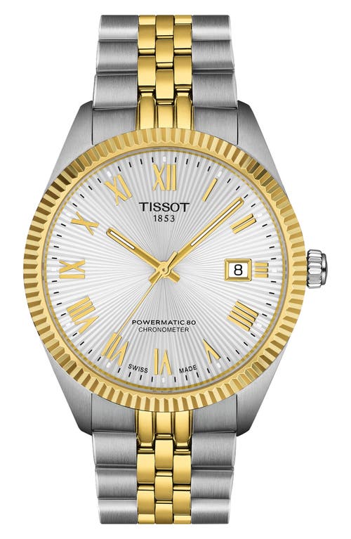 Tissot Ballade Powermatic 80 Cosc Bracelet Watch, 39mm In Silver
