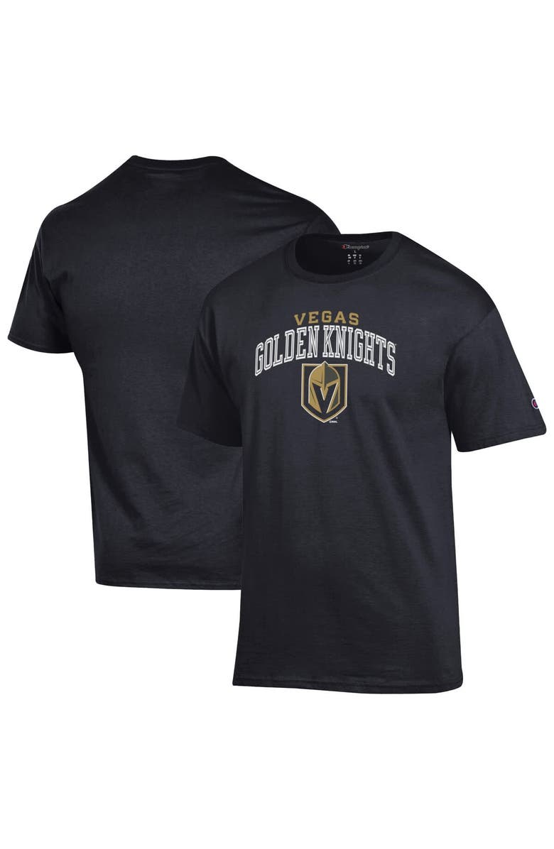 Champion Men's Champion Black Vegas Golden Knights Primary Logo T-Shirt, Alternate, color, 