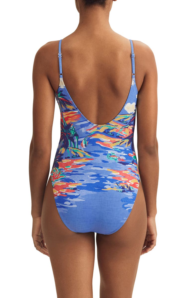 Polo Ralph Lauren Kennedy One-Piece Swimsuit, Alternate, color, 
