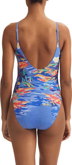Polo Ralph Lauren Kennedy One-Piece Swimsuit | Nordstrom