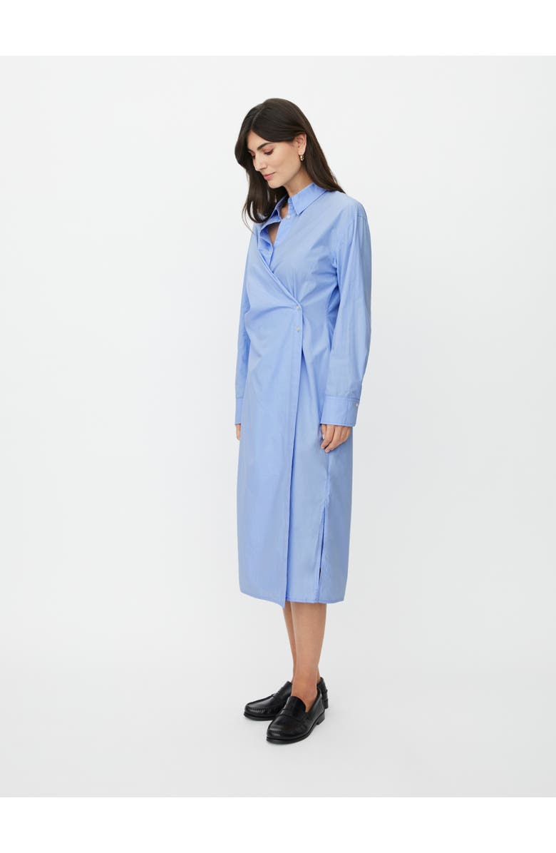 Masai Copenhagen MaNeylora Wrap Midi Shirt Dress, Alternate, color, Hydrangea
