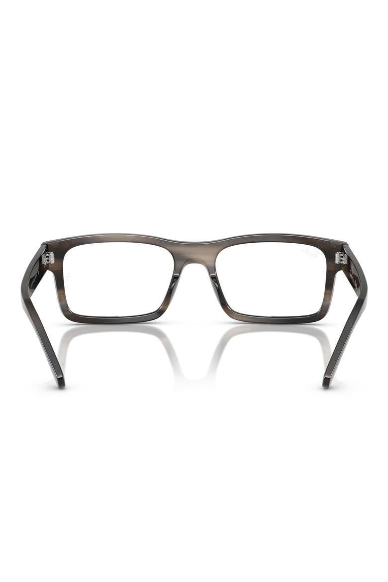 54mm Rectangular Optical Glasses, Alternate, color, HAVANA GRADIENT