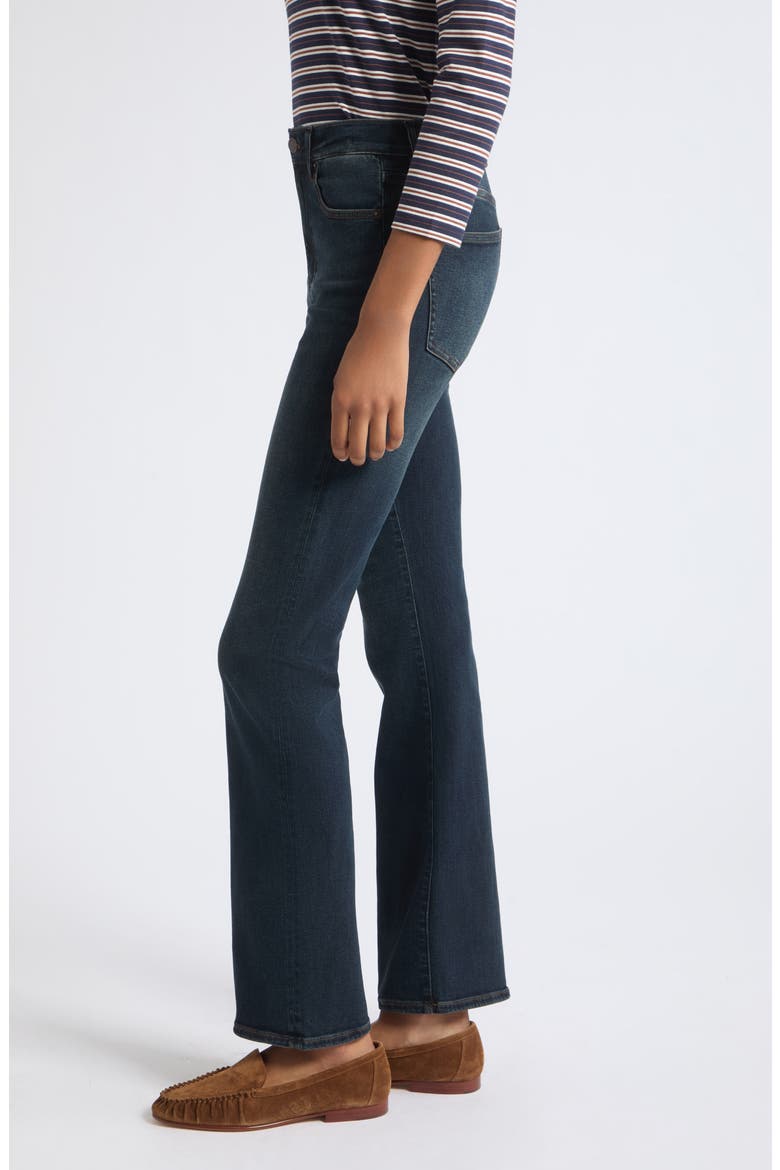 Cameron Mid Rise Bootcut Jeans, Alternate, color, DARK INK