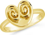 Sterling Forever Palmier Signet Ring