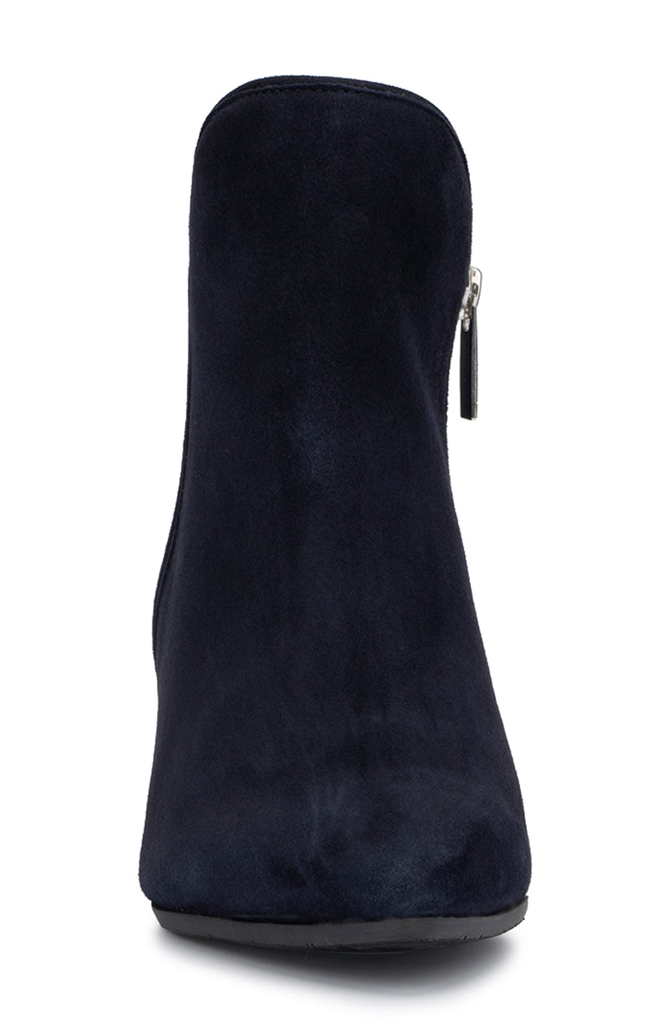 Kaylani Pointed Toe Bootie, Alternate, color, NAVY