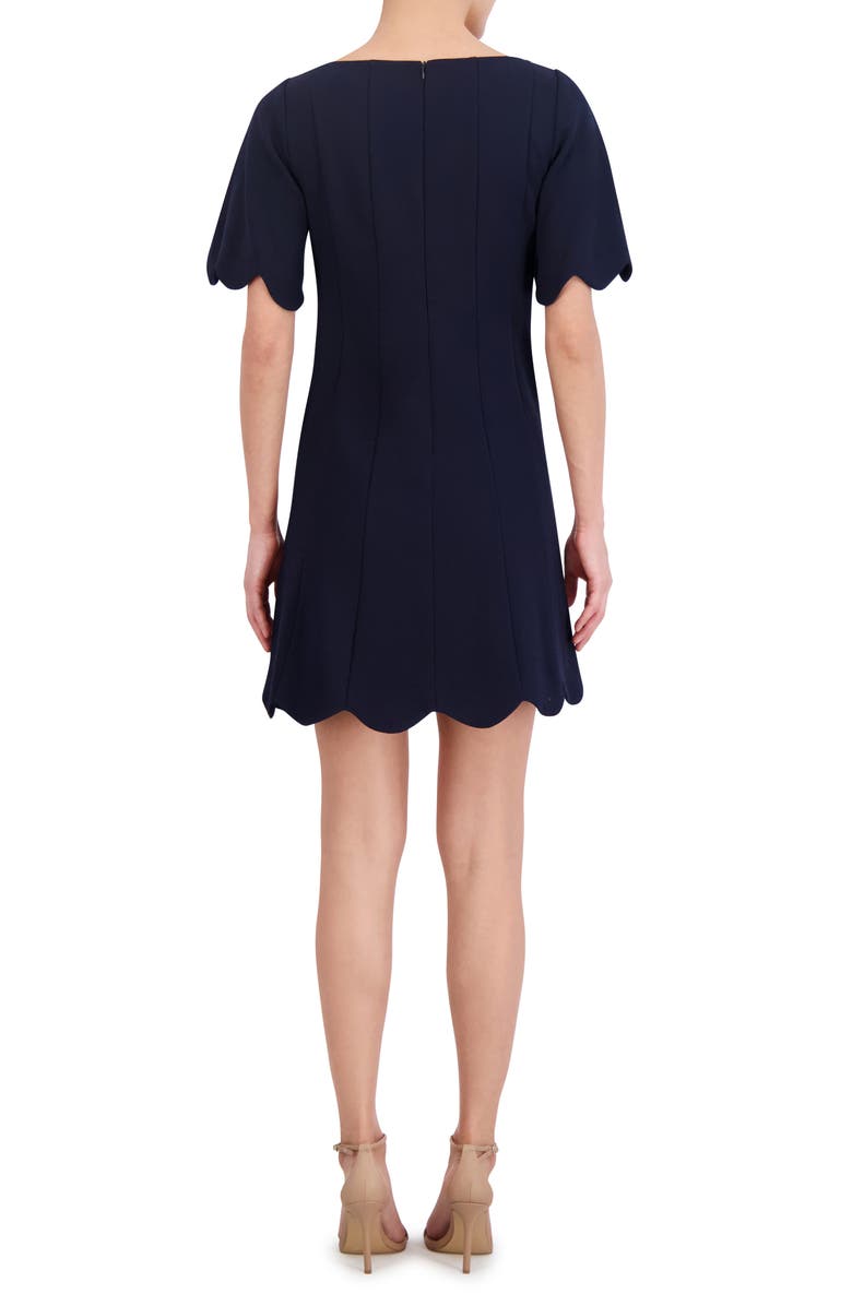 Eliza J Scallop Minidress, Alternate, color,
