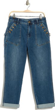Democracy Ab Technology Cuffed Straight Jeans