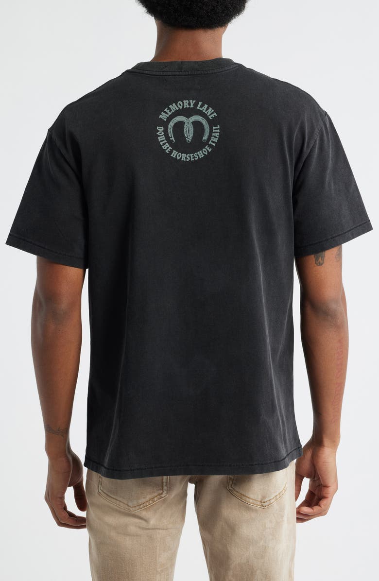 MEMORY LANE Running Wolves Crystal Embellished Graphic T-Shirt, Alternate, color, Vintage Black