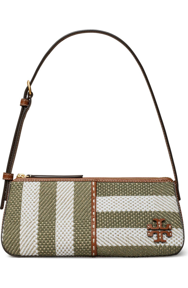 Tory Burch McGraw Stripe Wedge Shoulder Bag, Main, color,