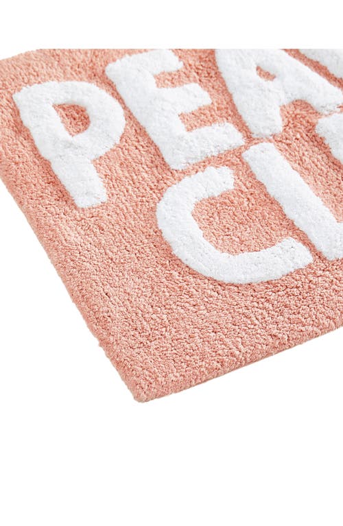 Jessica Simpson Cotton Bath Rug In Pink