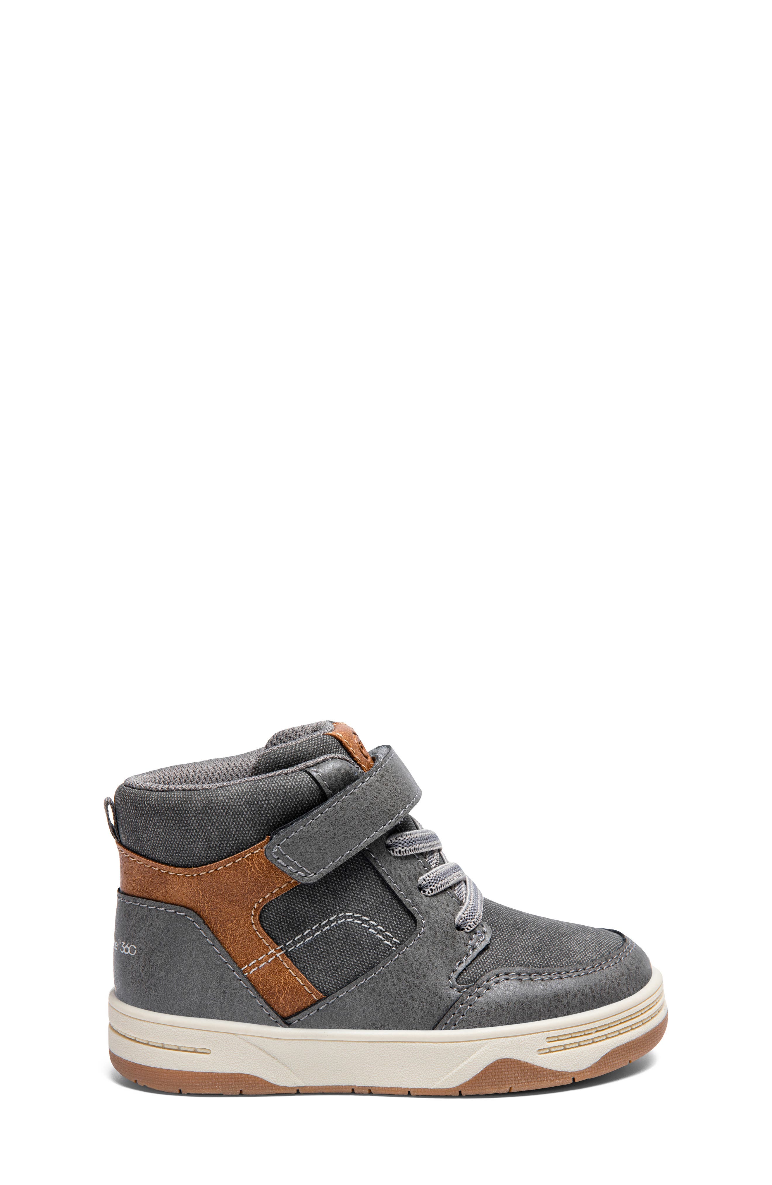 Kids' Colby High Top Sneaker, Alternate, color, GREY