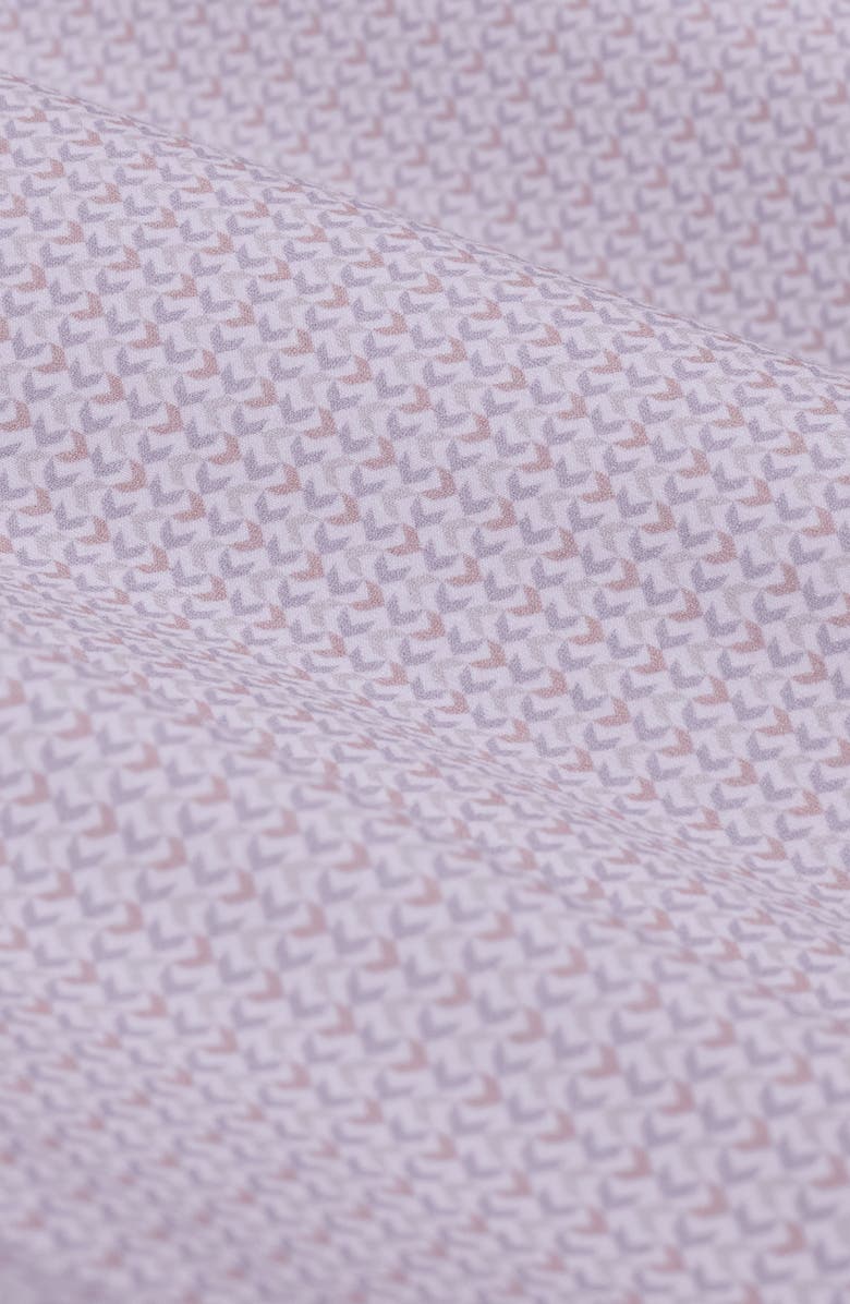 Bugatchi James OoohCotton<sup>®</sup> Geo Print Button-Up Shirt, Alternate, color, Cinnamon