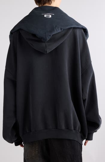 Balenciaga Unity Sports Icon Incognito Oversize Zip-Up
