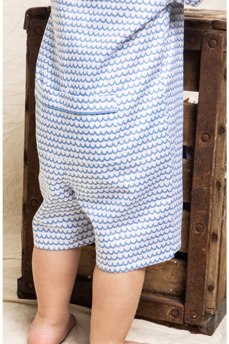 La Mer Summer Romper(Baby), Alternate, color, BLUE