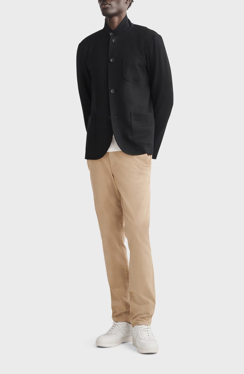 rag & bone Prospect Japanese Wool Cardigan, Alternate, color, Blk
