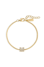 Electric Picks Initial Bracelet
