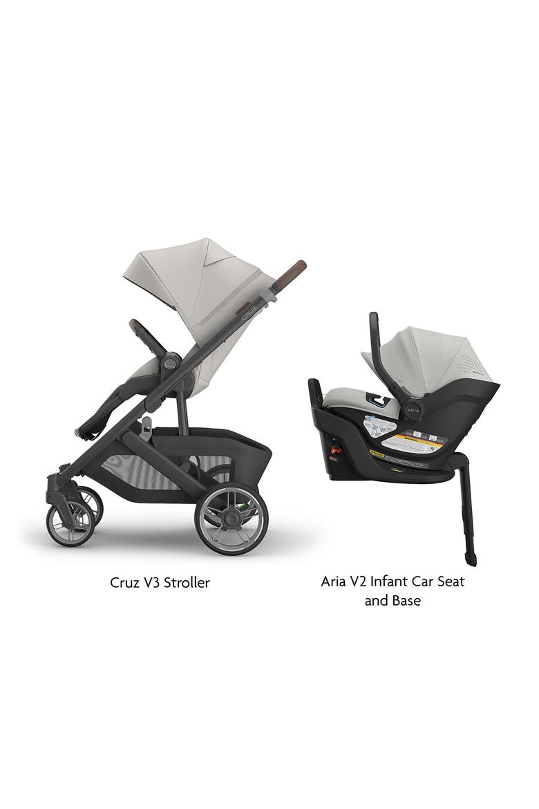 Cruz® V3 Stroller & Aria® V2 Infant Car Seat Travel System, Alternate, color, SAVANNAH