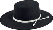 San Diego Hat Wool Felt Wide Brim Boater Hat