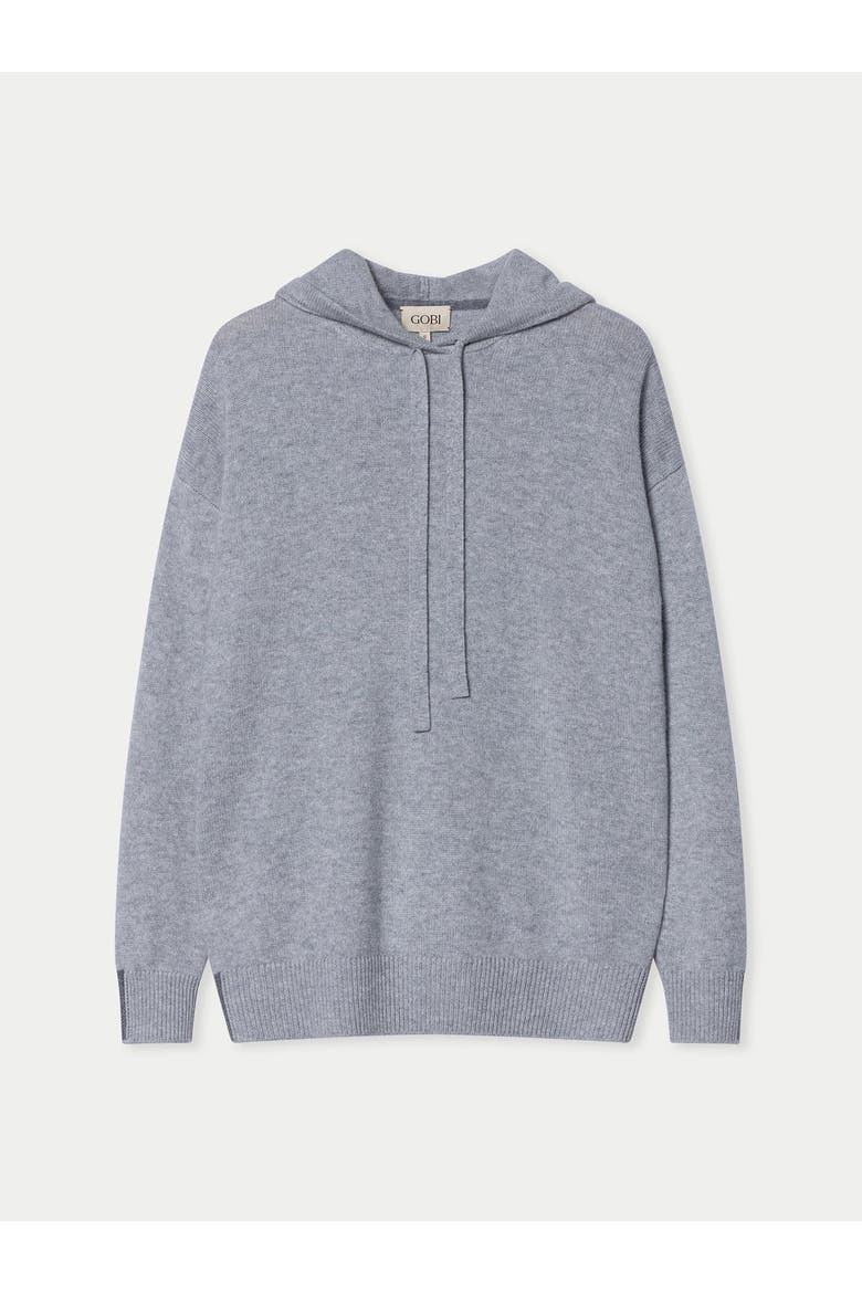 Cashmere Pullover Hoodie, Main, color, high rise