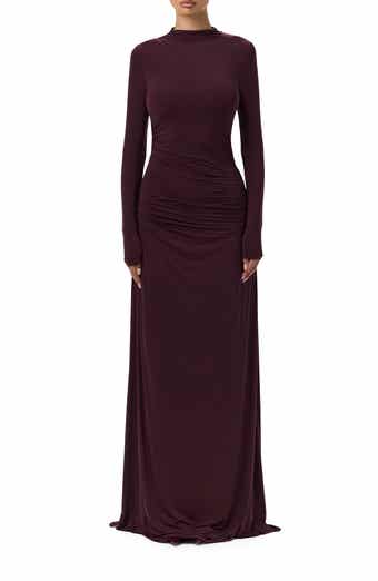 Naked Wardrobe Funnel Neck Long Sleeve Dress