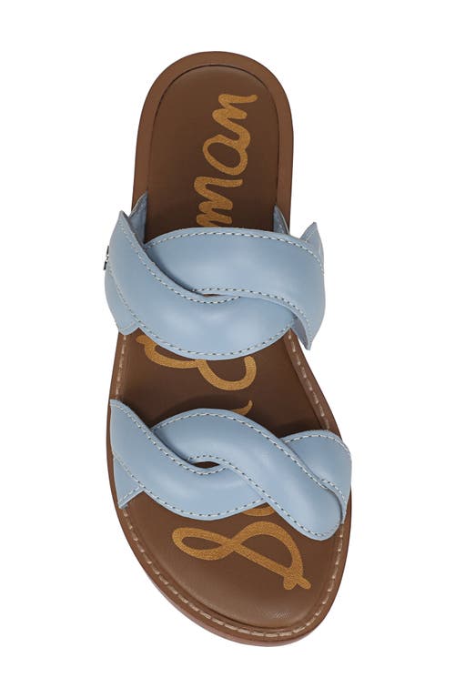 Shop Sam Edelman Hellen Slide Sandal In Blue Breeze