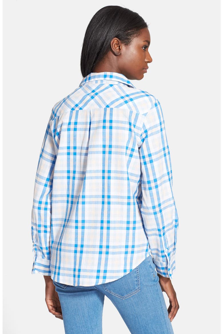 'Cartel' Check Cotton Shirt, Alternate, color, OASIS
