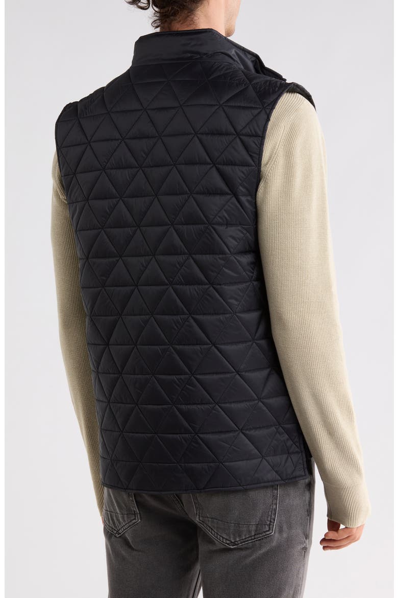 Triangle Quilted Vest, Alternate, color, BLACK BEAUTY