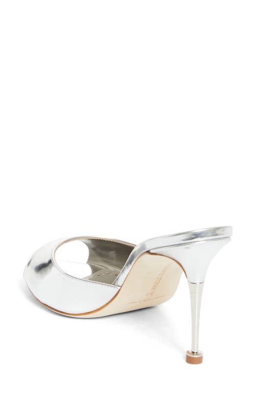 Manolo Blahnik Astucla Sandal In Silver