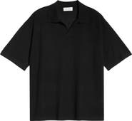 FRAME Superfine Merino Wool & Cashmere Sweater Polo