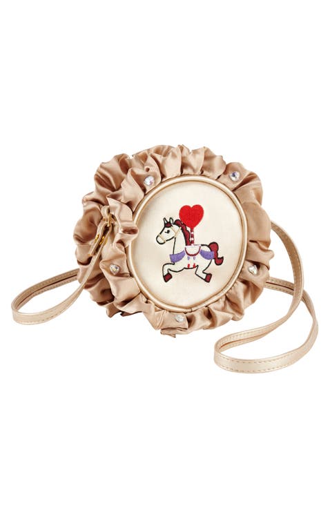Carousel Unicorn Ruffle Crossbody Bag
