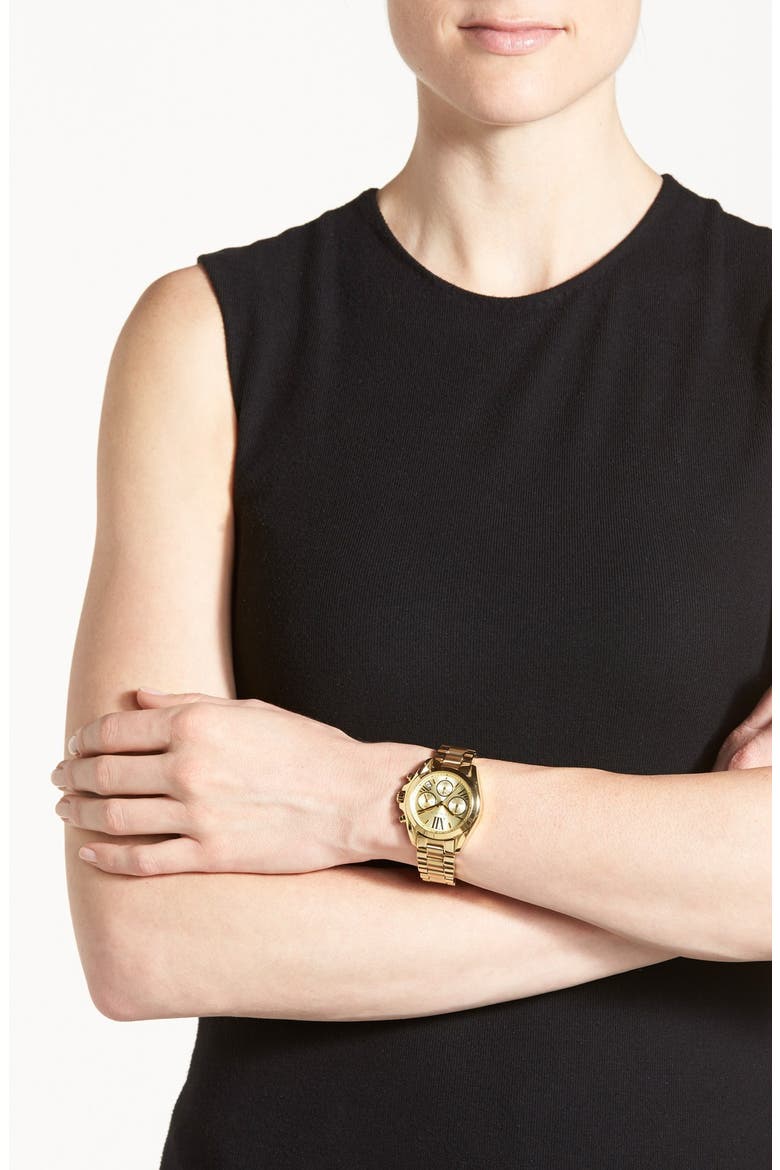 'Bradshaw - Mini' Chronograph Bracelet Watch, 36mm, Alternate, color, GOLD