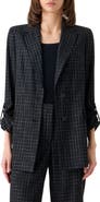 Akris punto Broken Check Twill Blazer