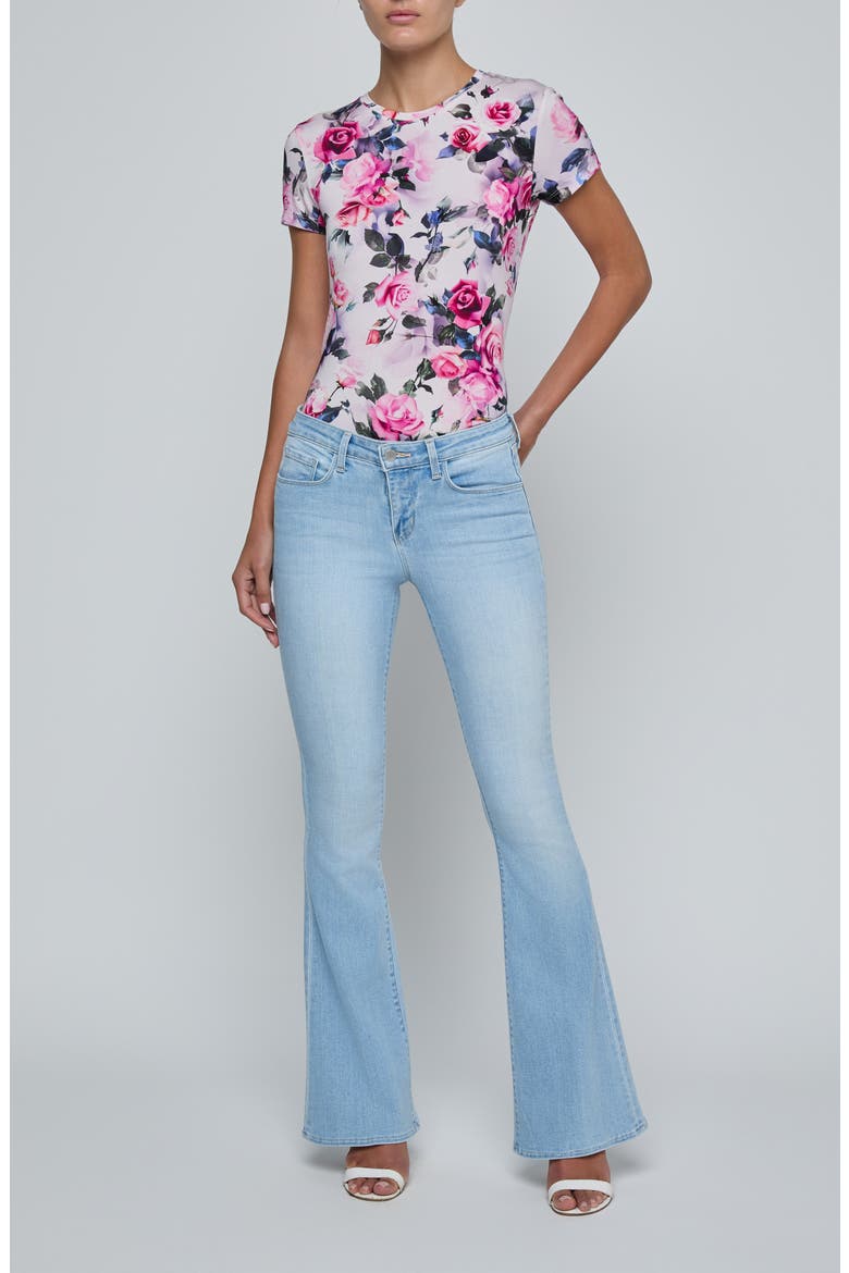 Taney Sneaker Flare Jeans, Alternate, color, NORMANDIE