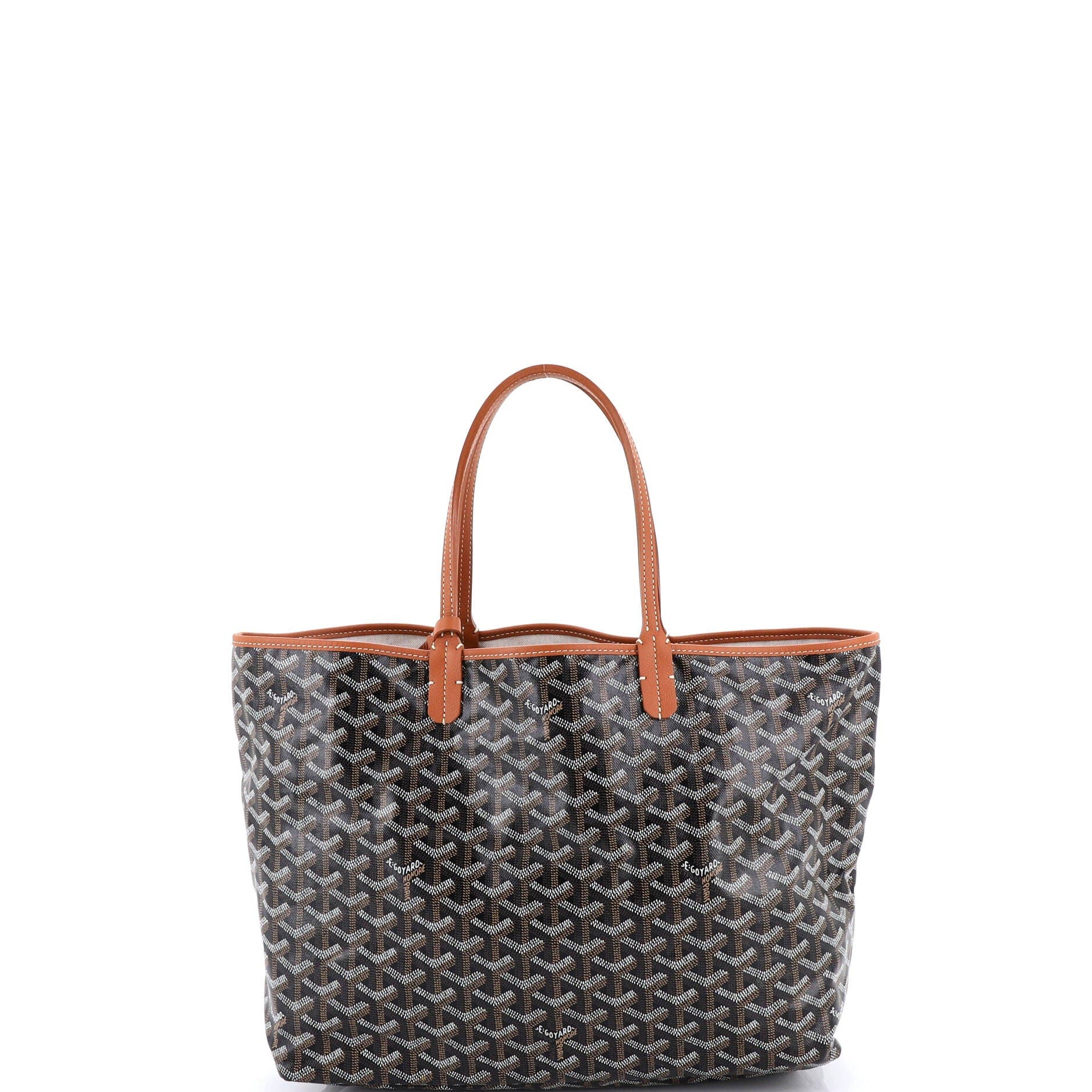 Pre-Owned Goyard Saint Louis Tote Coated Canvas PM, Main, color, 