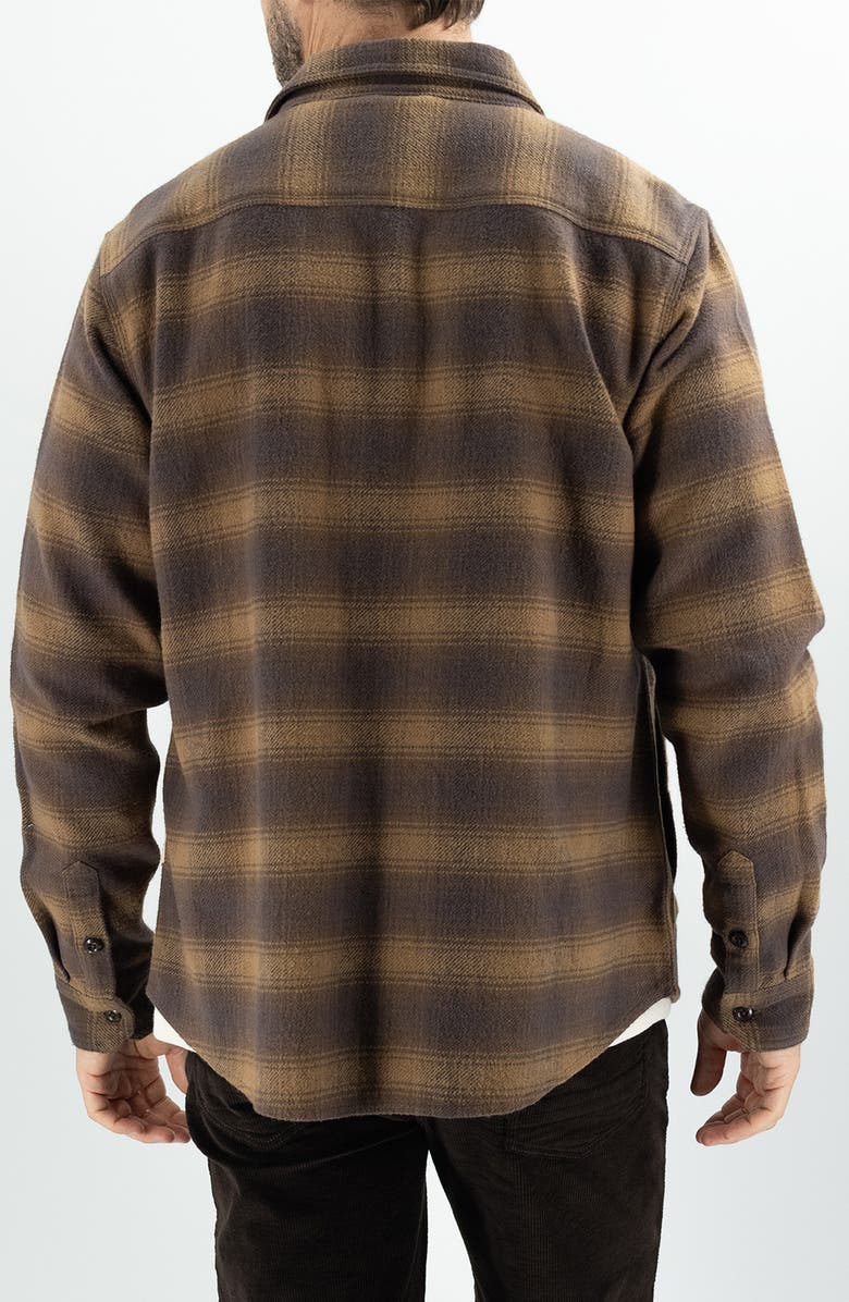 Devil-Dog Dungarees Plaid Twill Shirt Jacket, Alternate, color, 